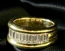 An 18-carat yellow Gold and Diamond ring