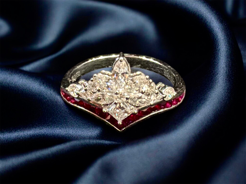 18k White Gold ring